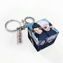 Jujutsu Kaisen 1个动漫人物可爱迷你钥匙扣挂件，亚克力材质，可作背包挂饰、礼物、钥匙扣、包包装饰，男女皆宜 - 查看 5