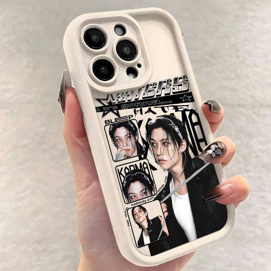 Phone Case - Phone Case For K-POP S-Stray K-Kids Boys, Compatible With For  17, 16E, 16, 15, 14, 13, 12, 11 Mini, Pro, Max, Air, X, XR, XSMAX, 8, And 7 Plus, Featuring A Soft TPU Back Cover That Is Anti-Fallfunda Para  17 Pro Forros Para  Cheap  17 Case - 混合顏色 - 查看 1