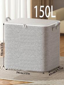 Luggage Storage Bag, Quilt Storage Bag, Multi-Purpose Organizer Pouch, Suitable For Home And Travel, For Clothes, Quilts And Bedding - Light Grey - View 13