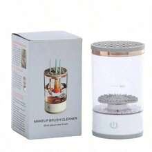 SOKANY 1pc Makeup Brush Cleaner, Beauty Cleaning Tool. USB Powered. Clear Visible Body Design. Multi-Functional, Including Drying/Storage, Suitable For Various Sized Makeup Brushes, Essential For Women's Makeup. Beauty Tool Accessory. - Other - View 12