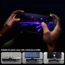 2-In-1 Retractable Phone Charging Cable, 240W Foldable Stand Charger, Type-C To Type-C Fast Charging Data Sync Cable, Slim Design Suitable For Smartphones & Tablets, Foldable Phone Stand, High Power Output - Black - View 11