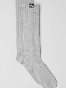Alo Yoga Alo Unisex Scrunch Socks - 灰色 - 查看 3