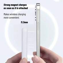 Ultra Compact Mini IPhonePower Bank Charger – 5000mAh High Capacity 20W PD Fast Charging, Built-In LED Light & ConvenientiPhone Stand For Hands-Free Use, Fully Compatible With IPhone17/16/15/14 Series/14 Plus/14 Pro Max/13/13 Pro Max/12/11/XR/8/7/6, Reliable Portable Mobile Power Supply - 白色 - 查看 7