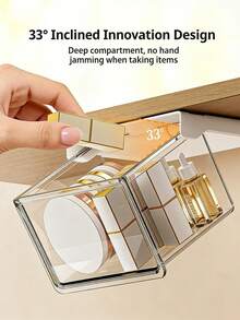 1 Stück erweiterbarer Badezimmerspiegelschrank mit Bodenfach und Haken, minimalistischer wandmontierter Kosmetikorganizer-Regal zum Aufbewahren von Make-up-Pads, Lippenstiften, Wattestäbchen und kleinen Beauty-Utensilien. Mit versteckten Schubladen und ausziehbaren Regalen zur Platzoptimierung, ideal für Badezimmer-Waschtisch und Heimlagerung. Eine tolle Geschenkidee zum Frauentag und für die Frühlingsdekoration. - Verschiedenfarbig - Übersicht 2