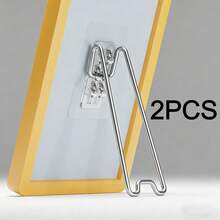 1/2 Pcs Sturdy Metal Photo Stand With Clips, Modern Picture Display For Home, Office & Events, Stylish Durable Design - Multicolor - View 13
