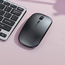 Wireless Mouse, 2.4G/BT5.2 Dual-Mode Wireless Mouse, Silent Office Wireless Mouse, Portable Ergonomic Mouse, Suitable For Both Left And Right Hands, Compatible With PC Computers And Laptop Tablets - View 2