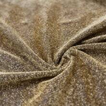 1pc Gold & Silver Metallic Shiny Fabric, Glitter Costume Dress DIY Pre-Cut Cloth - Multicolor - View 11