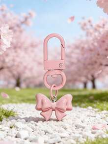 Colgante de oso rosa, mariposa y caramelo, dije con forma de corazón para accesorios de teléfono - Llavero colgante de oso de caramelo, se puede colgar en bolsos, llaves - Gran regalo para compañeros de clase y amigos, mini realista, estilo minimalista, perfecto para bodas y fiestas, o se puede colgar en bolsos de mujer, llaveros - Rosa - Ver 16