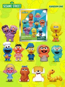 Monogram Sesame Street 1个芝麻街官方授权3D迷你人偶钥匙扣/包夹/背包挂件，随机一款，包含艾比、卡达比、伯特、大鸟、甜饼怪、冯伯爵、艾尔莫、厄尼、奥斯卡、佐伊、史纳菲、格罗弗等角色，惊喜生日派对礼物，送给朋友、粉丝、收藏家。 - 彩色 - 查看 12