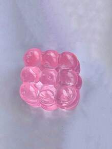 1个全新麦芽挤压减压魔方玩具，超薄麦芽挤压抗压玩具，1个柔软慢回弹水魔方玩具，葡萄纹理，慢回弹，耐用，适合学生、青少年/成人，理想的节日惊喜减压礼物，节日/生日礼物，万圣节礼物，圣诞节礼物，平安夜礼物 - 彩色 - 查看 12