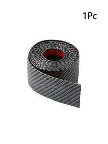 1pc Carbon Fiber Style Car Door Sill Protector Film, Anti-Scratch Car Decor Accessory - A - View 13