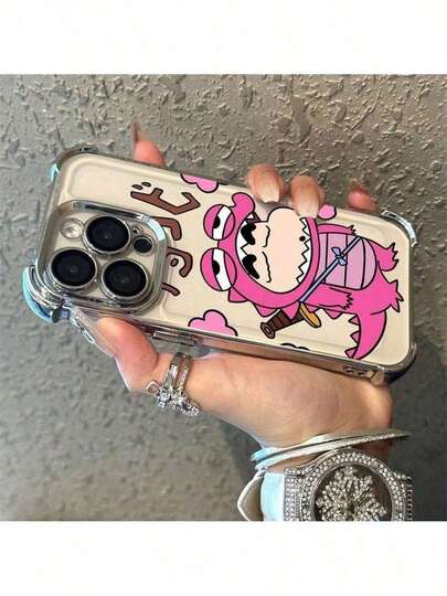 a la UE (DE y ES) Funda protectora para 17 S22-S26 Funda de teléfono con el personaje Shin-Chan, compatible con 16, 15, 14, 13, 12, 11 Pro Max,