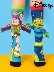 Cute 3D Disney Children's Over-The-Knee Socks, Fashionable Children's High Socks For Parties, High-Quality Gifts, Back To School Season, Fun And Fashionable Disney Fans Disney Cartoon 3D Leg Socks - Multicolor - View 1