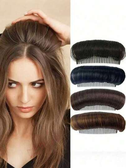 2pcs/1pc/3pcs Fluffy Hair Puff Inserts, Voluminous Hairstyle Tools, Invisible Hair Curlers, Puff Hair Rings Styling Tools, DIY Hairstyles - Women Hair Accessories, Home Beauty Women Accessories Gifts, Hair Styling Set, Salon Beauty Travel Essentials, Hair Styling Tools