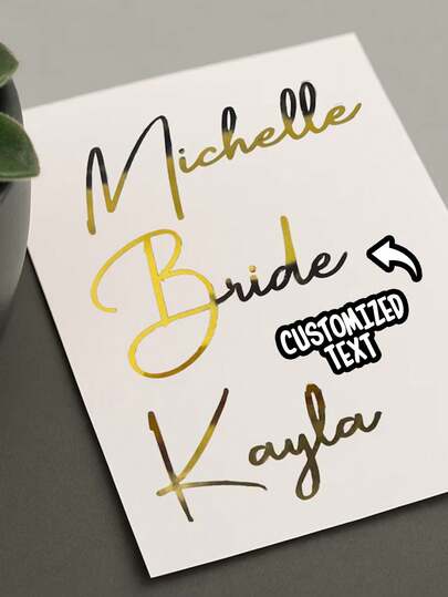 Calcomanía con nombre, pegatina con nombre, calcomanías de nombre personalizadas de vinilo, calcomanía para botellas de agua, tazas, pegatina con nombre personalizada, pegatinas personalizadas para bodas, pegatinas para exteriores, papel de transferencia resistente al agua, pegatinas para automóviles