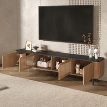 Television Stands & Entertainment Centers - Oak + MDF + Particle Board - View 6