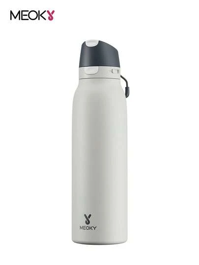 Meoky 24oz Insulated Tumbler With 2-In-1 Straw And Spout Lid, Unique Small Mouth, Leak Proof Locking Lid, Double Wall Vacuum Insulated Stainless Steel Travel Mug, Coffee Cup, Sports Water Bottle, Keeps Cold 24H, Gym, School, Travel