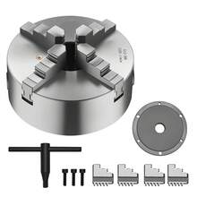 Utensile per tornitura - 4 Spannkrallen 8 Zoll 1-1/2-8 Rückplatte - Visualizzare 8