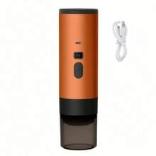 Cafeteira Portátil 3 em 1, Máquina de Espresso, Cafeteira de Viagem Auto-Aquecida, Moer Grãos de Café, Máquina de Espresso Compacta e Mini para Carro, Camping, Trilha - máquina de café - Visão 17