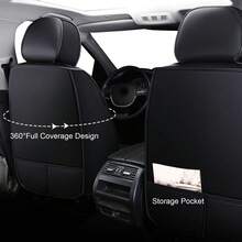 Universal Car Seat Covers For 5-Seat Vehicles Full Coverage Seat Cushion Front&Rear Seat Protector,Fit For Most Sedan SUV Truck Or Nissans Altima Leaf VW Golf Acura And More - 紅色 - 查看 9