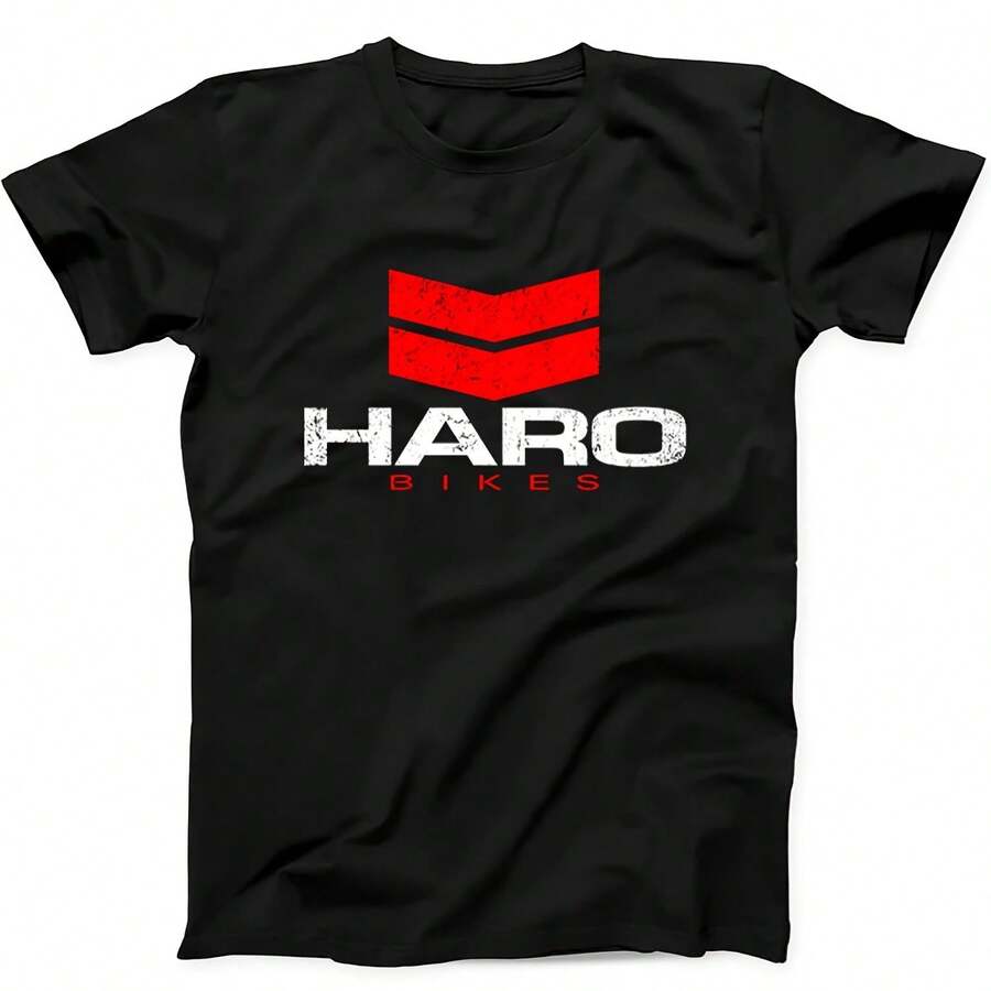 BMX Haro Bikes Motorcycle Funny Biking Gift Tee Black T Shirt 584 - màu đen - Xem 1
