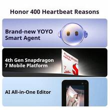 Honor 荣耀400无锁版 | 16GB+512GB海量内存 | 7200mAh青海湖超大电池 | 2亿像素超清人像摄影 | 5G双卡双待智能手机 | 大内存直屏设计 | 高通骁龙高性能5G芯片 | 青海湖电池超长续航 | 2亿像素人像摄影 | 无锁旗舰 - 多色 - 查看 7