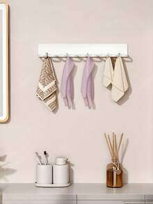 1PC Closet Storage Rack For Underwear, Underpants And Socks. Wall-Mounted Bra Hanger And Clothing Rack For Storage. Storage Box And Shelf Organizer. Multi-Functional Wall-Mounted Storage Rack. Suitable For Use In Wardrobes, Kitchens And Bathrooms. - White - View 4