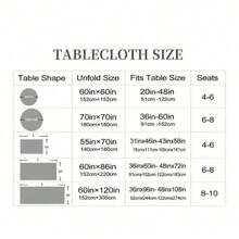 1pc Spring/Summer Lemon Floral Tablecloth, Spring Printed Tablecloth, Yellow Theme Design, Pastoral Style, Polyester Round/Rectangular Tablecloth, Spring Decor, Indoor/Outdoor Dining Table Decor, Ideal For Wedding And Holiday Home Decoration - Multicolor - View 2