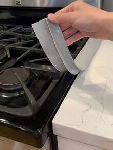 1/2 包装硅胶耐热厨房缝隙密封条，硅胶炉灶裂缝密封条，油气灶缝隙软密封条，厨房炉灶台面硅胶缝隙填充物 - 柔性炉灶空间填充物，适用于厨房炉灶缝隙，耐热、防油、防尘、防水密封条，耐热烤箱缝隙填充物，保持台面清洁无碎屑，密封炉灶台面缝隙，易于清洁的炉灶缝隙保护垫，家居，清洁用品，厨房用品，家庭清洁，个人清洁（颜色和款式随机） - 彩色 - 查看 2