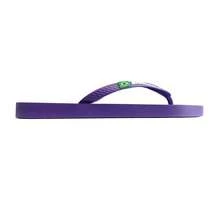 BRASILERAS - Chanclas de playa y piscina - Classic Combi W SS19 - Flip flop de suela antideslizante - Para mujer - Tallas 34 al 41 EU - Hechas en Brasil - Lila Púrpura - Ver 3