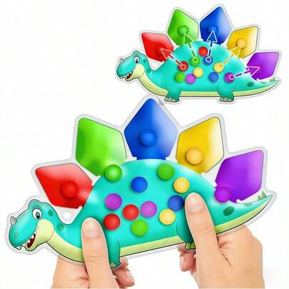 Color Sorting Interactive Sensory Learning Game, Improve Fine Motor Skills; Quick Color Matching Fun Toy, Suitable For Birthday, Travel, Learning Activities, Party Games, Color Sorting Toys, Maze Novelty Toys, Fine Motor Skills Games, Color Matching
