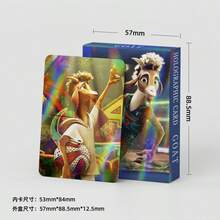 Bộ sưu tập ảnh laser phim GOAT, in hai mặt HD, quà tặng dành cho người hâm mộ, đa chức năng và thiết thực, ảnh chân dung LOMO độ phân giải cao, có thể sưu tầm hoặc trang trí, món quà ý nghĩa dành cho người hâm mộ và bạn bè. - Nhiều màu - Xem 5