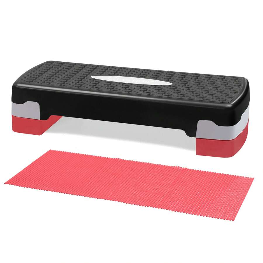 Crystals Adjustable Aerobic Stepper & Yoga Step Board – Home Fitness Exercise Cardio Platform - Step - View 1