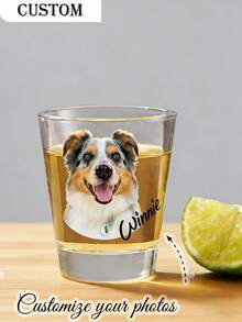 Customized Photo Glass Cup, Photo Wine Glass, Customized Wine Glass, Customized Birthday Wine Glass, Personalized Photo Wine Glass, Multi-Functional, Interesting Single Party Wine Glass, Party Gift, Bride & Groom, Sisters' Trip, Single Party Gift - Multicolor - View 2