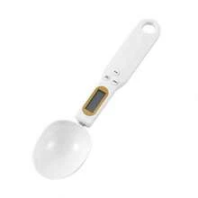 1 pieza Cuchara medidora electrónica, báscula de cocina compacta para el hogar, pantalla LED portátil, capacidad y precisión de 0.1g-500g, adecuada para medir comida para mascotas, té, leche y leche en polvo, calibración de tara/cero con un solo toque, cabeza de cuchara y gancho desmontables, bloqueo automático, conversión de múltiples unidades (G/Oz/Lb), accesorio de cocina, adecuado para cocinar, hornear y control de porciones (Batería CR2032 no incluida) - Multicolor - Ver 12