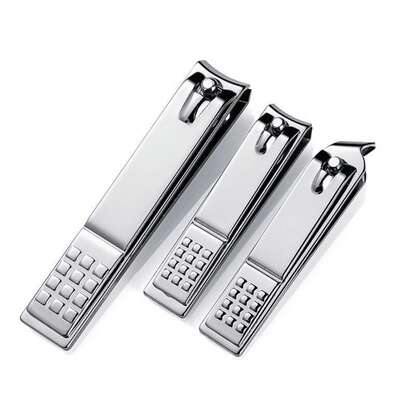 Bộ 1/3 kìm cắt móng tay sắc bén, kìm cắt móng dày, kìm cắt móng bằng thép không gỉ dùng để cắt móng tay và móng chân, dụng cụ chăm sóc móng chất lượng cao giúp cắt móng chính xác và dễ dàng.