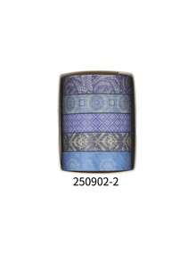 5 Rolls/Box Retro Plant And Floral Pattern Washi Tape, Green Element Decorative Tape, Suitable For Scrapbooking And Planner Decoration, A Gift For Friends - Sets - View 23