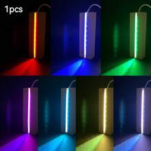 1 buah Alas Akrilik 3D Tebal Baru, Lampu Malam LED Kayu Solid Persegi Panjang, Akrilik, Kristal, Lampu Malam, Alas Bercahaya Seni Resin Kaca, Alas Lampu Botol Kaca Tanaman Hidroponik Dekorasi DIY, Alas Lampu Suasana Foto yang Dipersonalisasi, Stand Pajangan Menu - beraneka warna - View 14