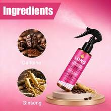 SUMIFANG 120毫升免洗护发喷雾，修护长发，增强弹性，快速护理，无需冲洗即可柔顺秀发，咖啡因+人参双重滋养，减少脱发，改善受损发质，抚平毛躁，增强长发垂坠感和光泽。 - 正裝 - 查看 4