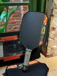 马年限量版匹克球拍，碳纤维拍面，T700原碳纤维强力版，专业级匹克球拍，增强爆发力和最大旋转，USAPA认证 - 紅色 - 查看 5