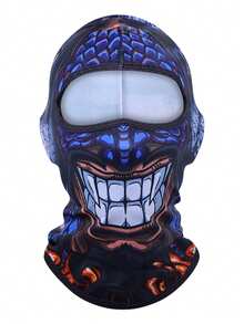 Fabulous Be Xtreme CS24-G(24-28) Skull Pattern Fashionable Cycling Face Mask - Multicolor - View 8