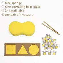 Shape Matching Clip Toy, Develops Thinking Skills, Shape Recognition And Fine Motor Skills Training, Educational Matching Game - Multicolor - View 11