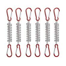 4/6pcs Camping Tent Spring Clip Set, Tent Spring Porch Swing Clips, Heavy Duty Frame Accessories Sun Shade Tensioner, For Fixing Waterproof Tent Canopy - Tent Buckle Set - View 10