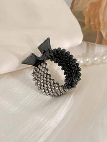 1pc Premium Classic Luxury Alloy Seamless Ponytail Clip, Cross-Border Popular Alloy Hair Clip For Women Elegant Claw Clip Winter Hair Accessories Fashion Hair Clutch - Multicolor - View 2