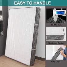Waterproof Plastic Mattress Bag For Moving Storage Heavy Duty Twin Size Mattress Cover Protector - 1 - View 5