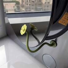 1pc Washing Machine Flower Vent Clip, Home Tumble Dryer Ventilation Bracket, Magnetic Detachable Support Rack, Can Be Used As Door Stop, Decor, Machine Door Fixing - Multicolor - View 3