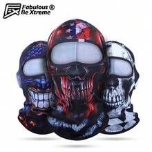 Fabulous Be Xtreme CS24-G(24-28) Skull Pattern Fashionable Cycling Face Mask - Multicolor - View 1