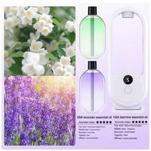 Home Premium Aroma Diffuser, Wall-Mounted USB Automatic Fragrance Diffuser, Hotel Bedroom Quiet Aroma Diffuser, Toilet Deodorizer Aroma Diffuser, Electric Air Purifier, Rechargeable, With Color Atmosphere Light - White - View 30