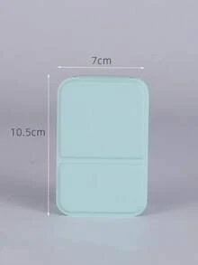1 pièce Miroir de maquillage pliable de style Y2K, léger et portable, en matériau de haute qualité en PU, convient à diverses occasions, design compact carré pliable, idéal pour la maquillage, prix abordable, peut également être utilisé comme décoration intérieure - Multicolore - Voir 17
