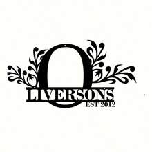 1pc Personalized Surname & Date Metal Plaque - Custom Split Letter Wall Art, New Home Indoor Founding Plaque, Wedding Gift, Durable Metal Material, Easy To Install, No Electricity Required - Multicolor - View 25